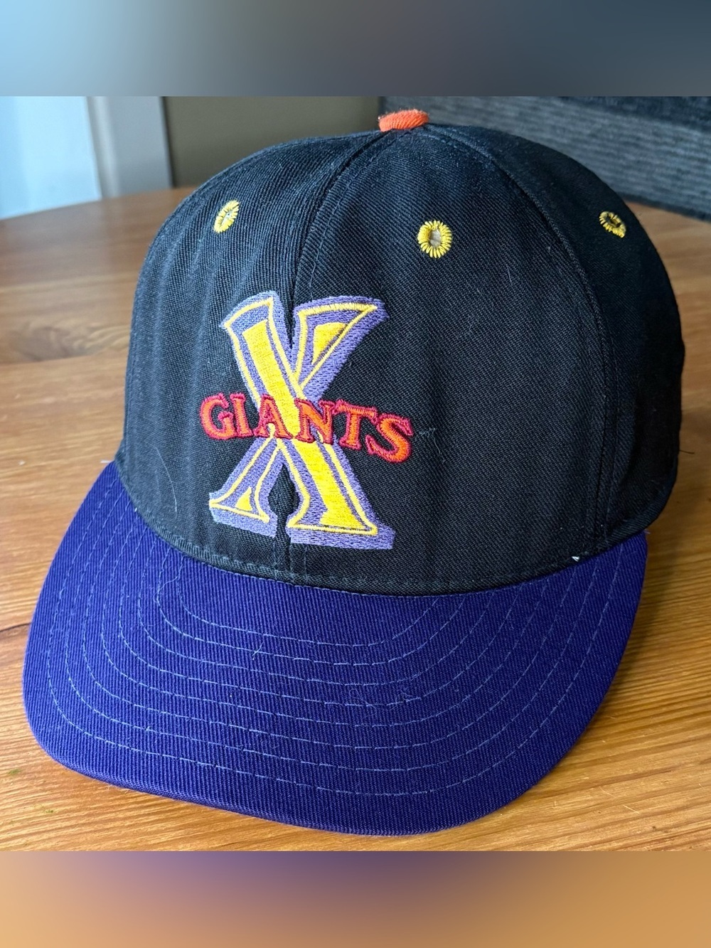 Vintage 90’s Cuban X-Giants Negro League Throwback Baseball Fitted Hat 7 3/8